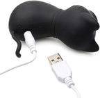 Sucky Kitty 7X Estimulador de Clítoris Negro – Succión y Vibración - sex toy succión femenino