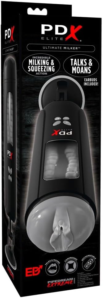 PDX Elite Ultimate Milker – Masturbador con Succión Automática