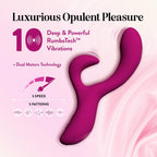 Quinn Rabbit Vibrador Triple Estimulación Blush - estimulador clítoris y punto G
