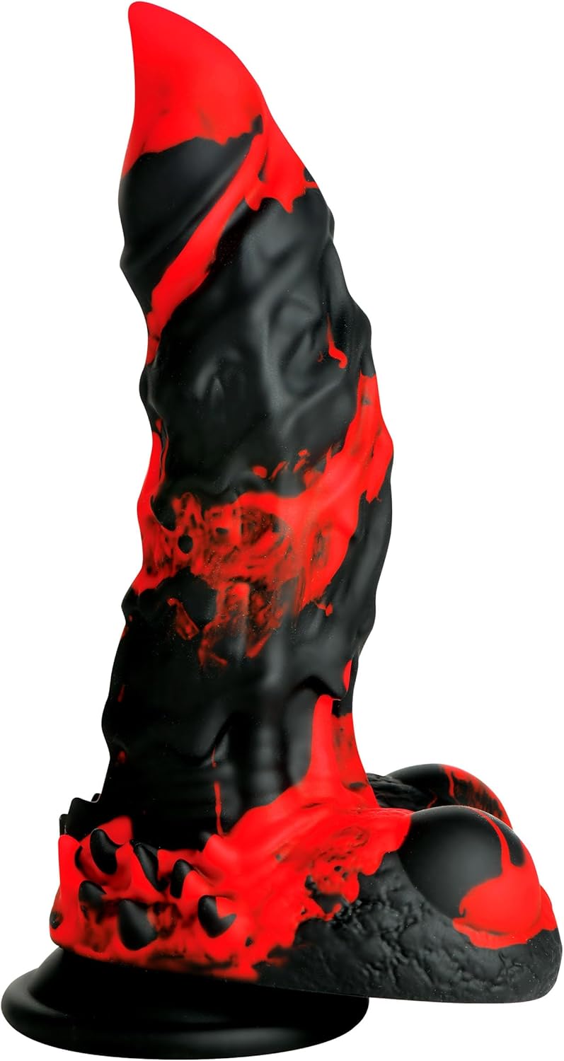 Creature Cocks Fire Demon – Dildo Monstruo de Silicona Premium - dildo de silicona