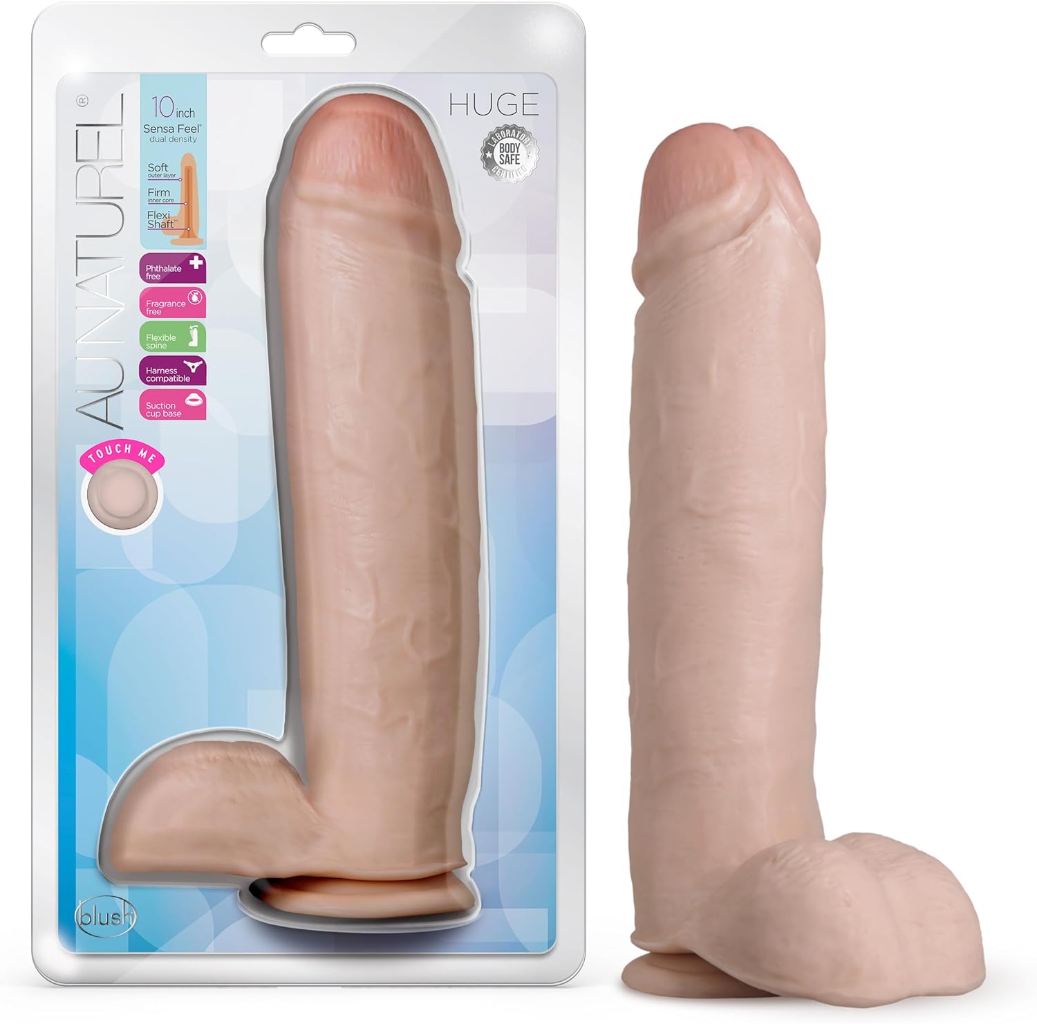 Vanilla Au Naturel Huge Consolador con Ventosa Realista 26.7 cm