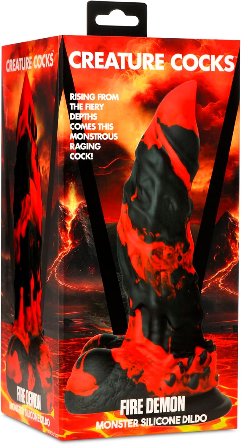 Creature Cocks Fire Demon – Dildo Monstruo de Silicona Premium