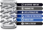 Stay Hard Manga para Pene 06 Clear – Elástica y Texturizada - extensor de pene reutilizable