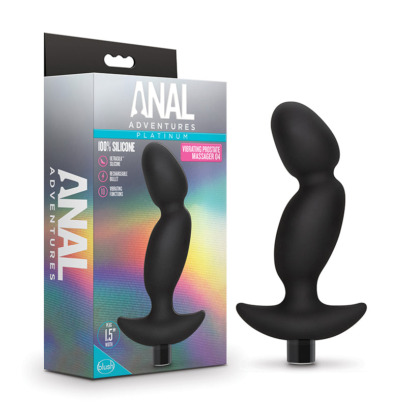 Anal Adventures Platinum Masajeador Prostático 04 Negro