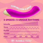 Aria Bangin' AF Vibrador – Estimulación Potente Punto G - sex toy multivelocidad