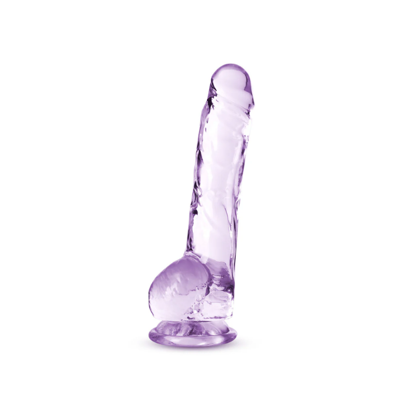 Naturally Yours Crystalline Dildo con Ventosa Realista 20.3 cm - dildo de silicona