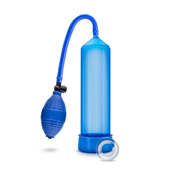 Bomba de Pene Performance VX101 Azul – Succión Potente - bomba potenciadora erección