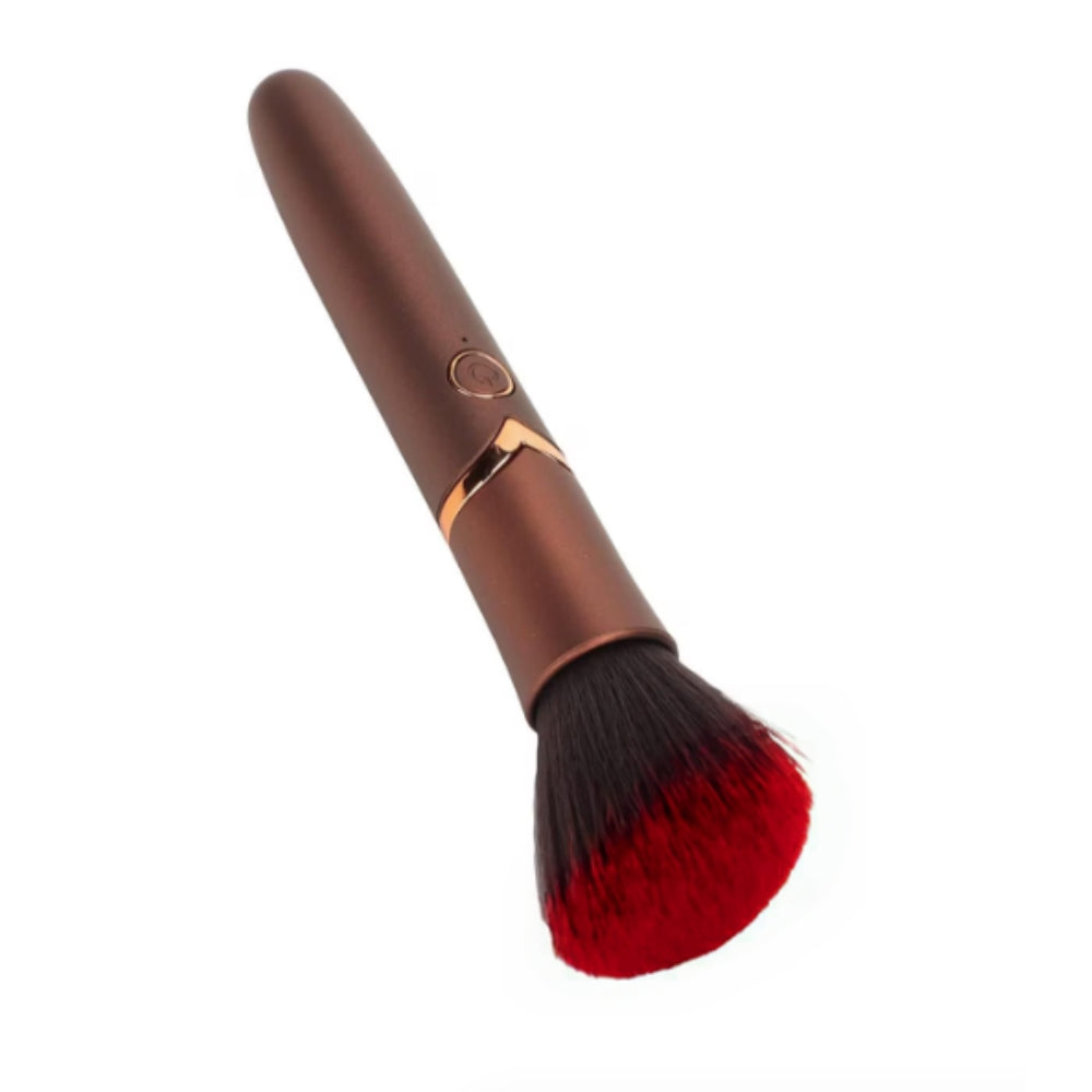 Bala vibradora discreta en forma de brocha golden rose Beauty Vibes - Imagen 3 | La Juguetería de Adultos