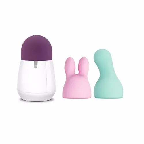 Sola Passion Set 3 en 1 – Masajeador Vibrador de Silicona - masajeador con succión por aire