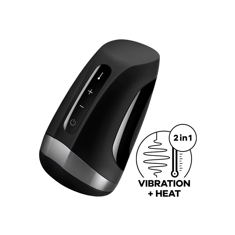 Masturbador Satisfyer Men Heat Vibration con Calor y Vibración - Satisfyer - Imagen 4 | La Juguetería de Adultos