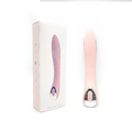 Premium – Vibrador de Silicon con Electroestimulación – Rosa