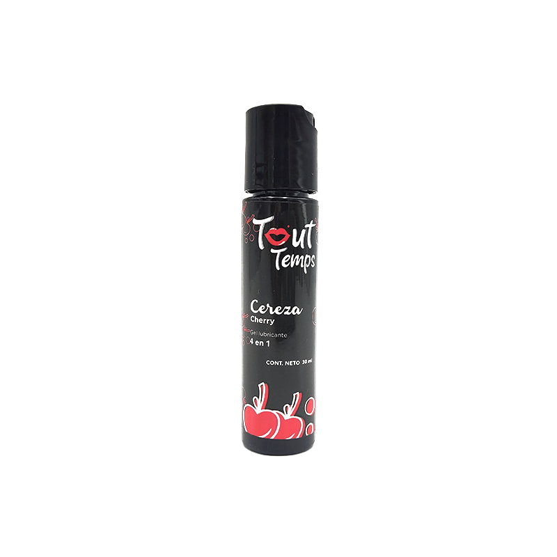 Tout Temps Lubricante Sabor Cereza 30 ml para Sexo Oral