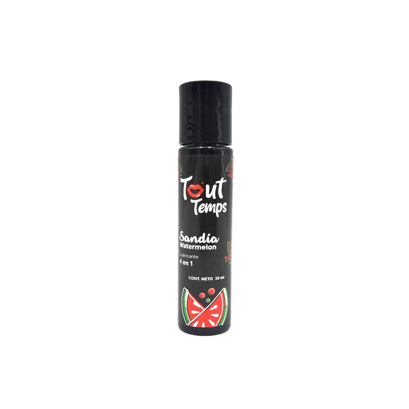 Tout Temps Lubricante Sabor Sandía 30 ml para Sexo Oral