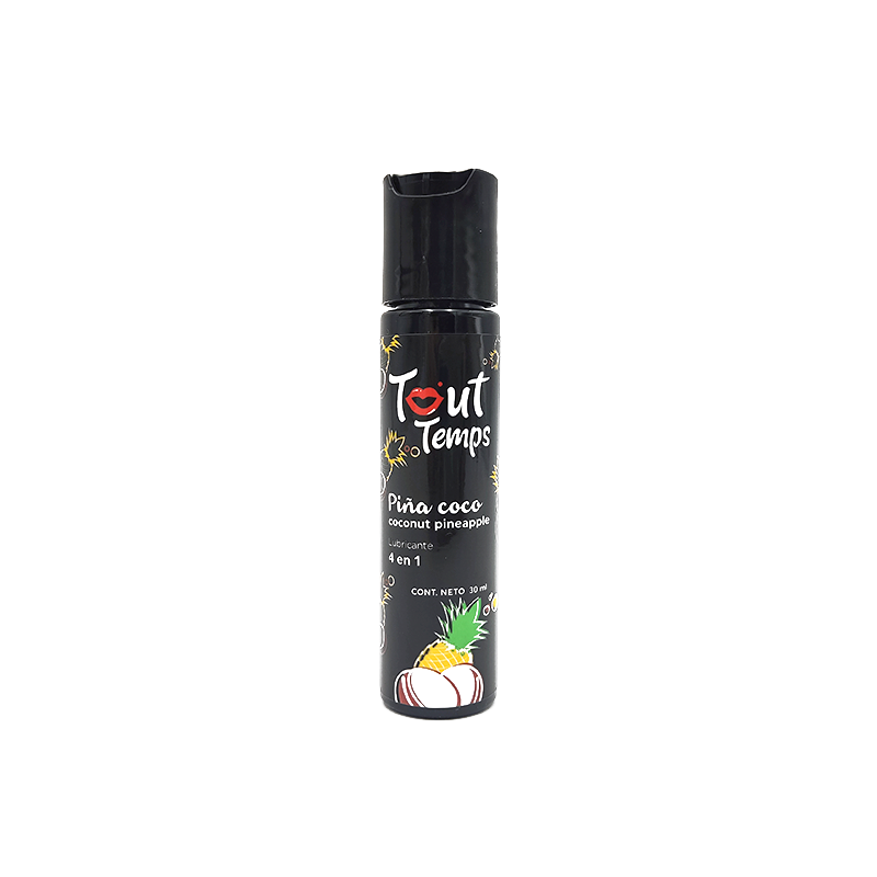 Tout Temps Lubricante Sabor Piña Coco 30 ml para Sexo Oral