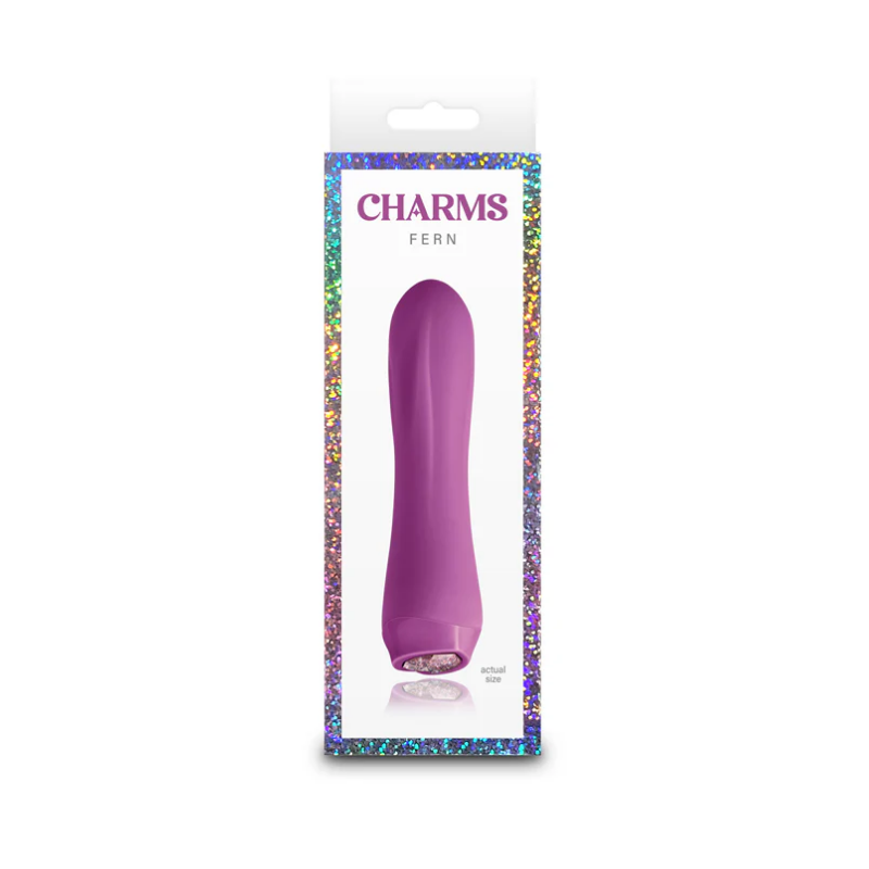 Vibrador Charms Fern Ruby NS Novelties Estimulador Compacto Rubí