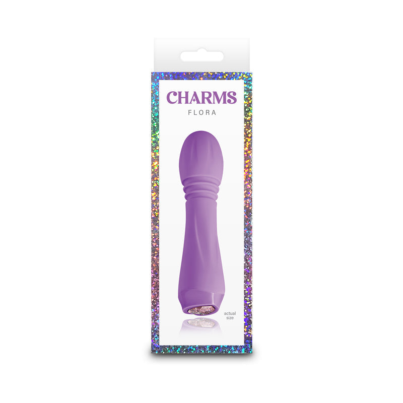 Vibrador Charms Flora Violet NS Novelties Estimulador Compacto Violeta