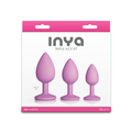 Inya Triple Ace Blush – Kit de 3 Plugs para Estimulación Completa