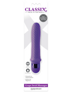 Grape Swirl Classix Morado Pipedream – Vibrador con Espiral