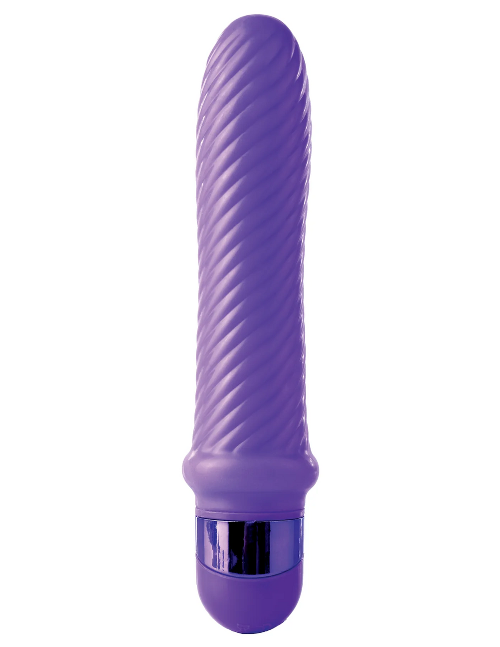 Grape Swirl Classix Morado Pipedream – Vibrador con Espiral - estimulador clítoris y punto G