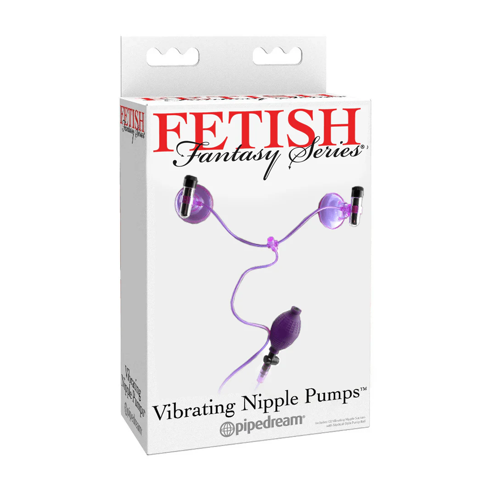 Pinzas Vibradoras Pezones Super Suck-Hers Morado/Plata Pipedream - Pipedream | La Juguetería de Adultos