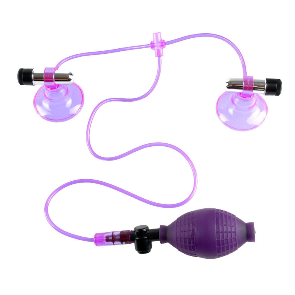 Pinzas Vibradoras Pezones Super Suck-Hers Morado/Plata Pipedream - Pipedream - Imagen 3 | La Juguetería de Adultos
