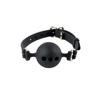 Fetish Fantasy Extreme Silicone Breathable Ball GAG Small – Black
