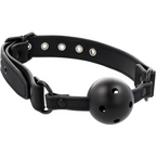 Fetish Fantasy Extreme Silicone Breathable Ball GAG Small – Black