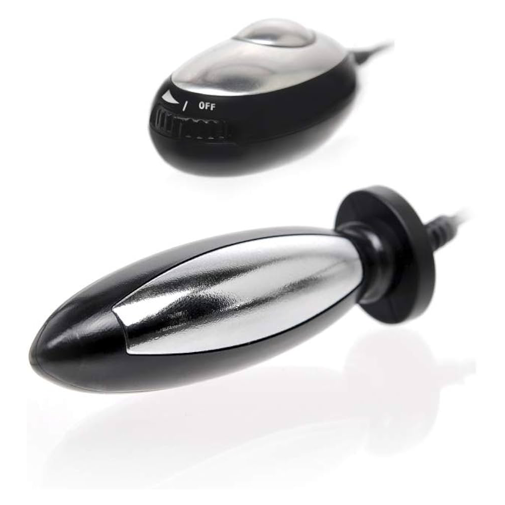 Shock Therapy Sonda de Placer BDSM Pipedream Negro/Plata - accesorio BDSM