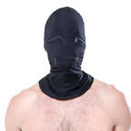 Capucha con Zipper BDSM Negro Pipedream – Control Total