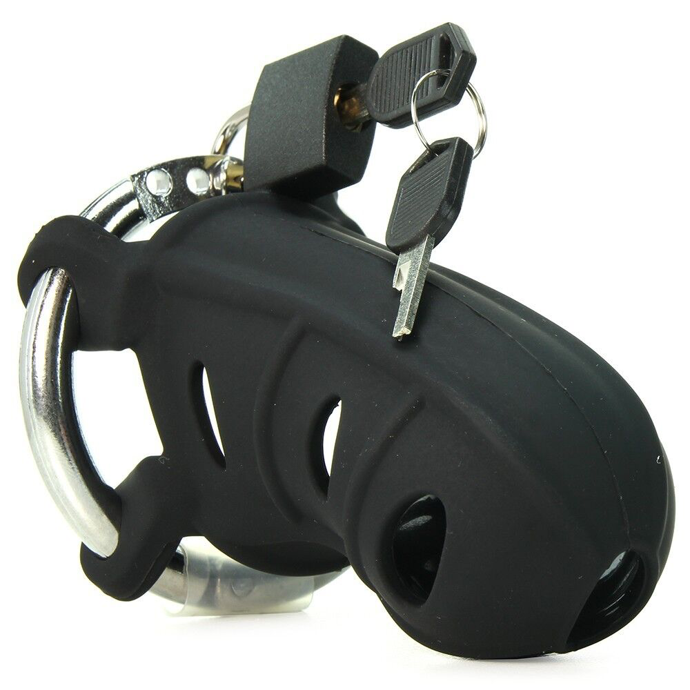 Fantasy C-ringz Hardcore Silicone Cock Blocker – Black - Pipedream, vista 4