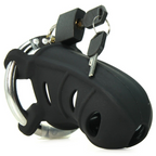 Fantasy C-ringz Hardcore Silicone Cock Blocker – Black - Pipedream, vista 4