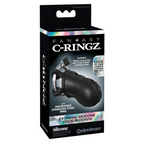 Fantasy C-ringz Hardcore Silicone Cock Blocker – Black - Pipedream