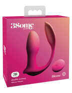 Double Ecstasy Vibrador Pipedream Rosa – Doble Estimulación