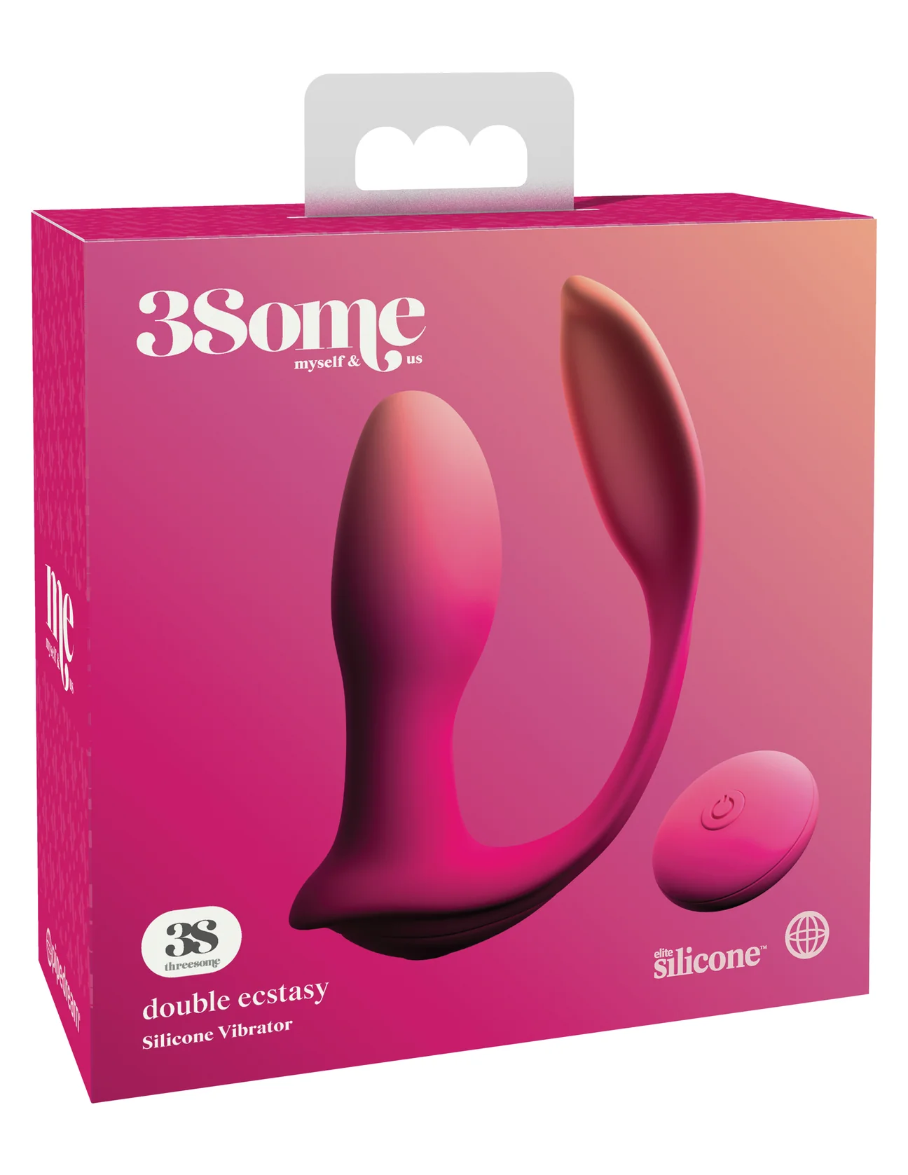 Double Ecstasy Vibrador Pipedream Rosa – Doble Estimulación