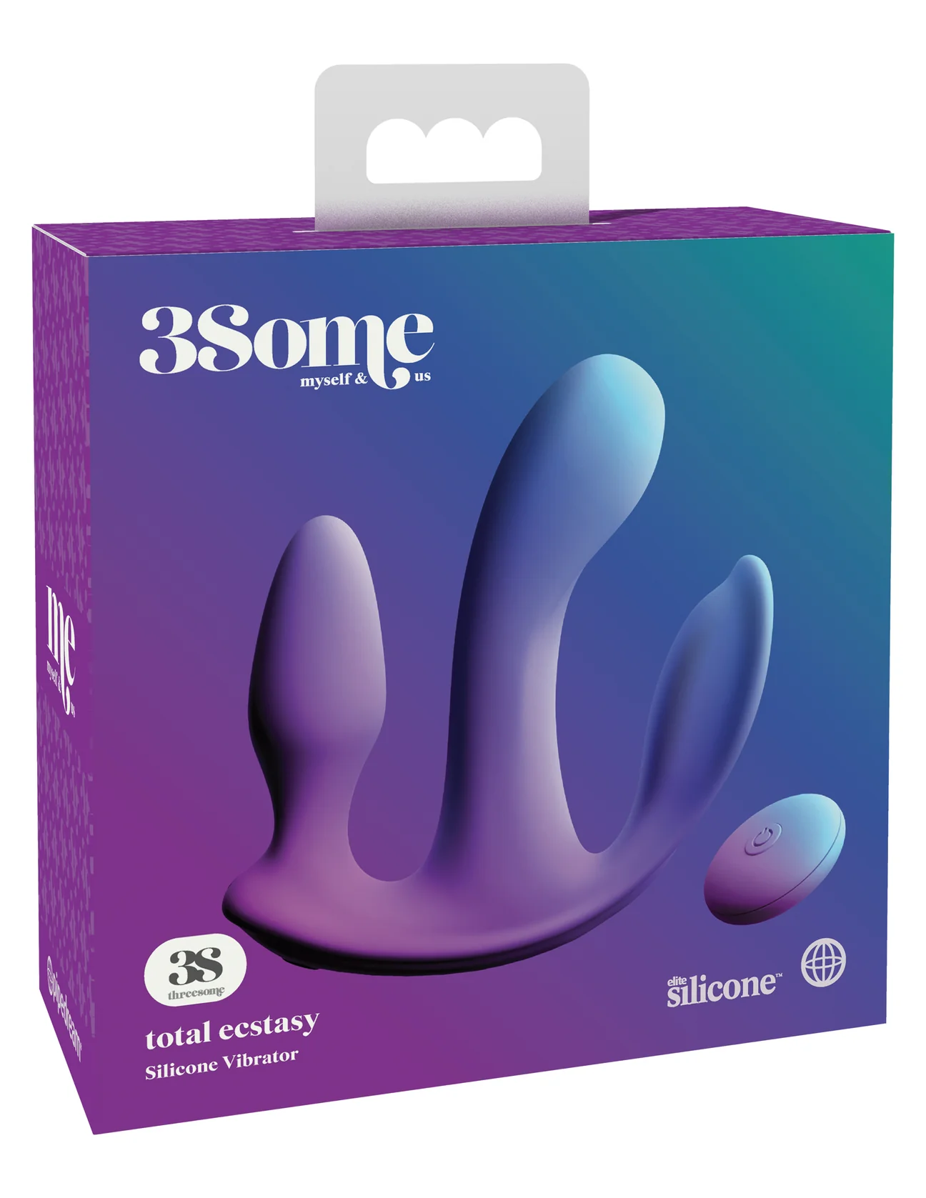 Total Ecstasy Vibrador Pipedream Morado – Triple Estimulación