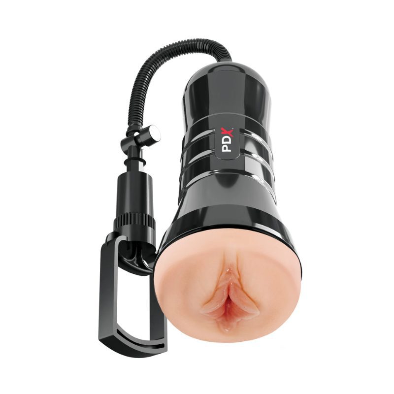 PDX Extreme Super Sucker XXL – Masturbador Transparente - sex toy masculino discreto