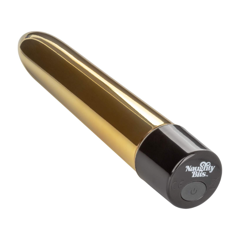 Naughty Bits® Gold Dicker™ Personal Vibrator - CalExotics, vista 5