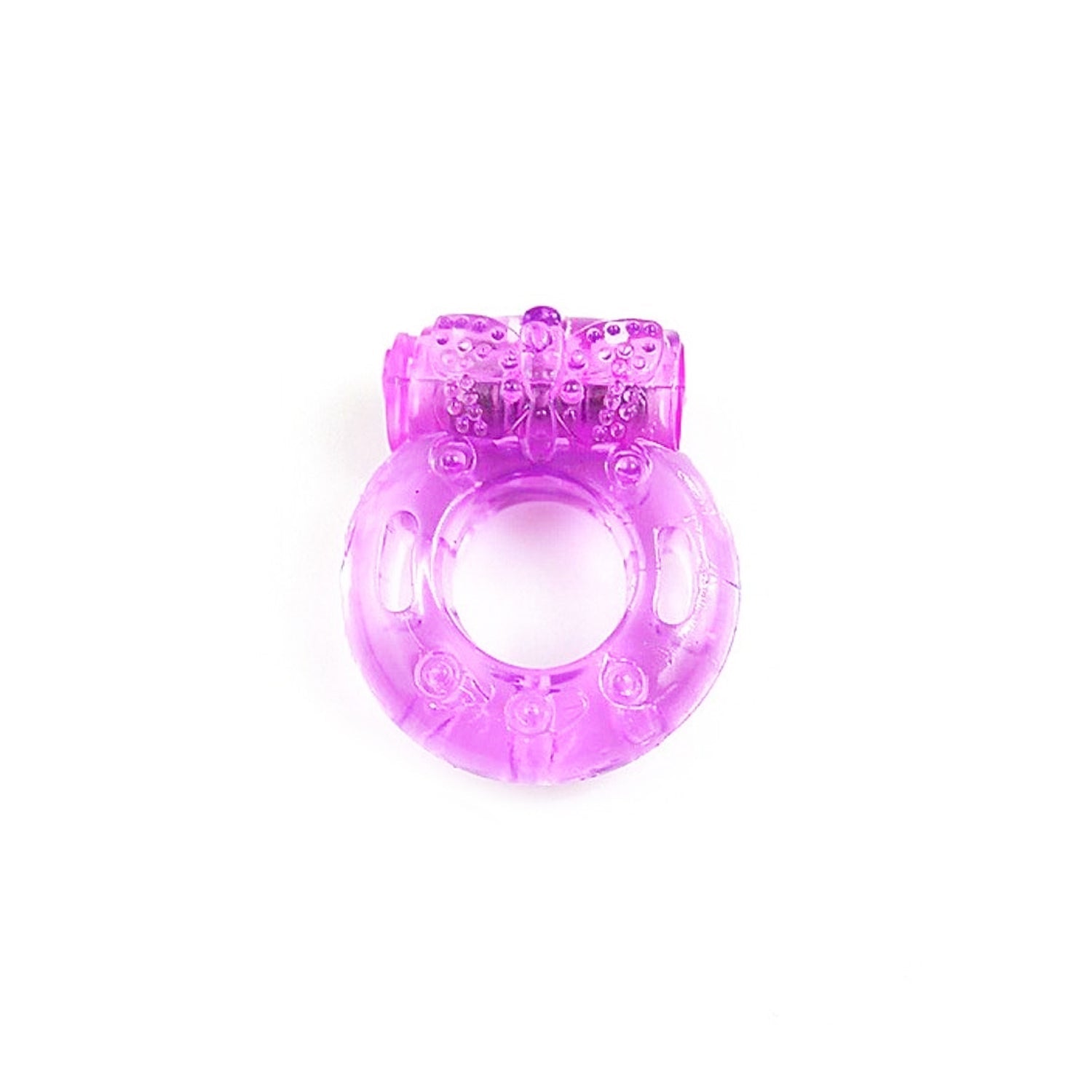 Force Ring Anillo Estimulador Vibrador Desechable Rosa - anillo para pene