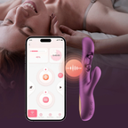 Vibrador Rabbit con Bolas G-Iggle Gem Purple - vibrador recargable