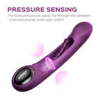 Vibrador Tapping Punto G Tempo Purple con App - juguete sexual femenino
