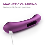 Vibrador Tapping Punto G Tempo Purple con App - vibrador silencioso e impermeable