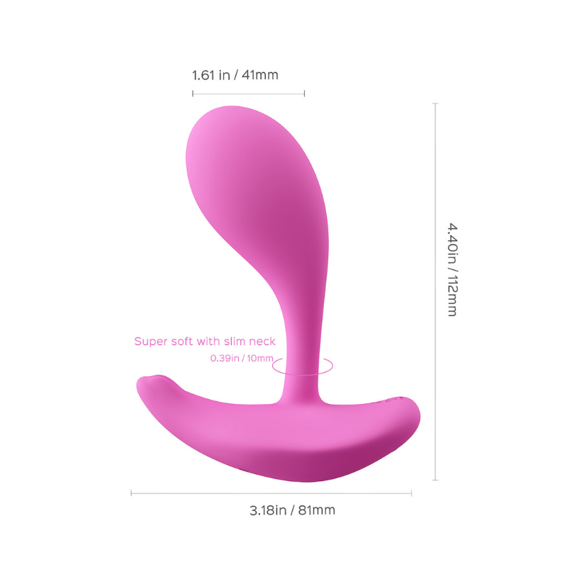 Vibrador Wearable Oly 2 Pale Pink con App – Manos Libres - vibrador silencioso e impermeable