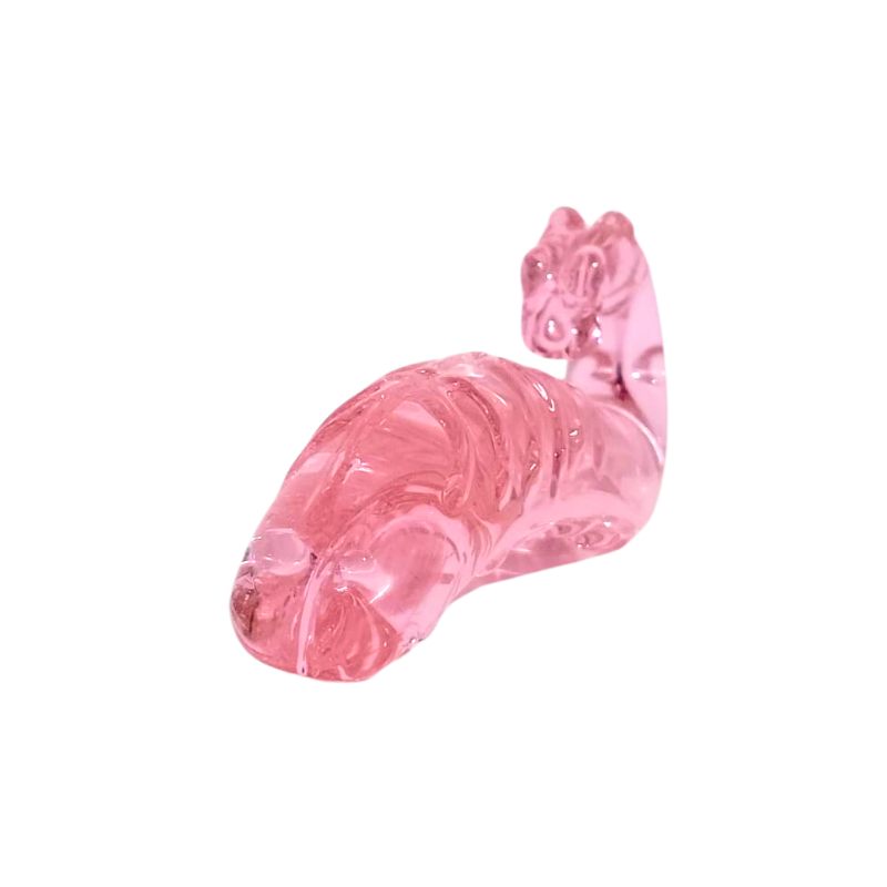 Plug de Cristal Tentáculo Rosa – Fantasía y Exploración - juguete anal body safe