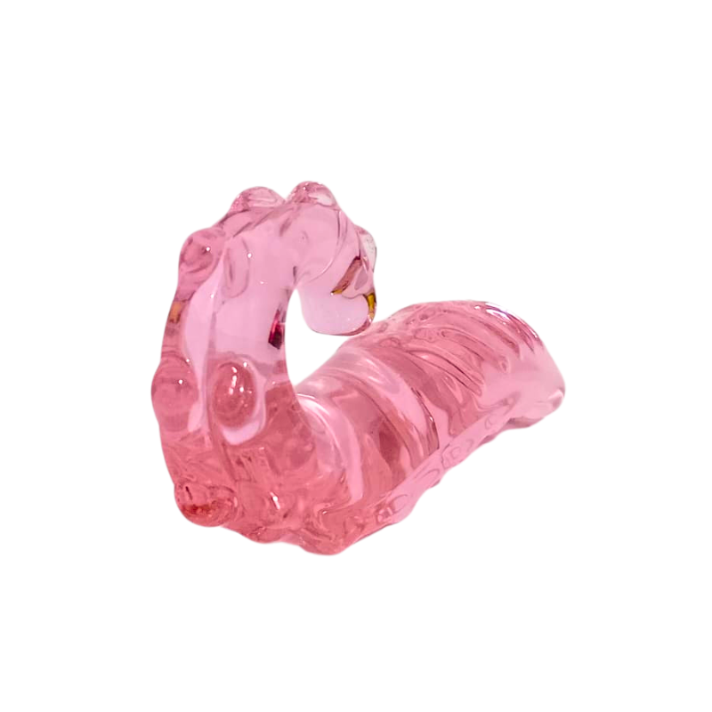 Plug de Cristal Tentáculo Rosa – Fantasía y Exploración - tapón anal para principiantes