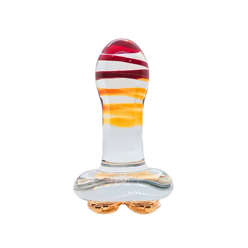 Plug Anal de Cristal con Mariposa – Vidrio Decorativo
