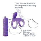 Ultimate Couples Cage – Anillo Vibrador para Pareja con Clítoris - anillo silicona body safe