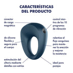 Satisfyer Power Ring – Anillo Vibrador para Pene - anillo retardador erección