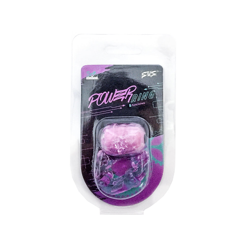 Power Ring Rosa Anillo Vibrador para Pareja - anillo para pene
