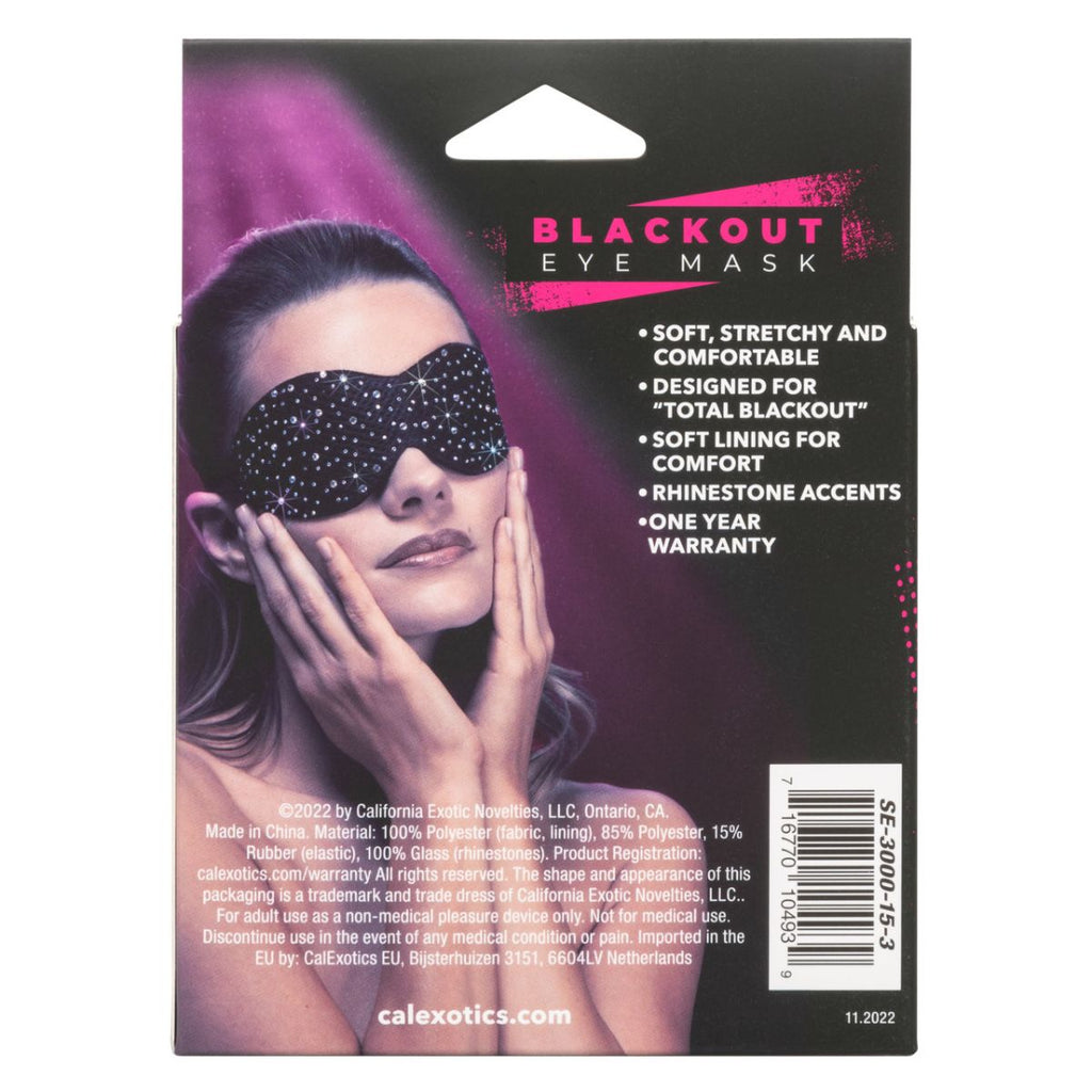 Antifaz Radiance Blackout Eye Mask – Para Juego Íntimo - conjunto erótico provocativo