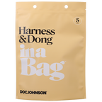 Doc Johnson Harness and Dong in a Bag – Arnés con Dildo - arnés con dildo intercambiable